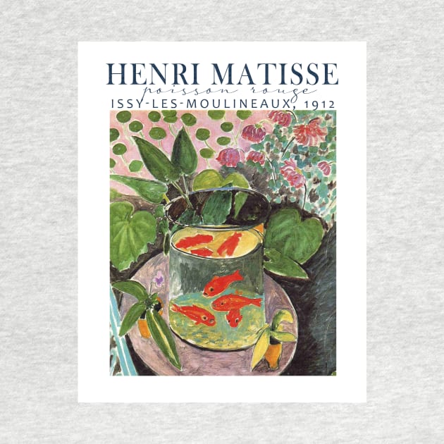 Poisson Rouge Henri Matisse  Exhibition poster by SouthPrints